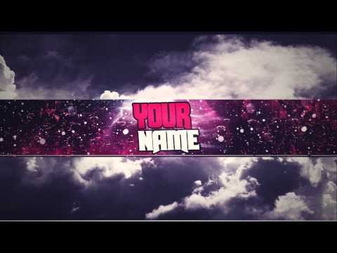 Youtube Banner Template Photoshop 2d Banner Template Shop