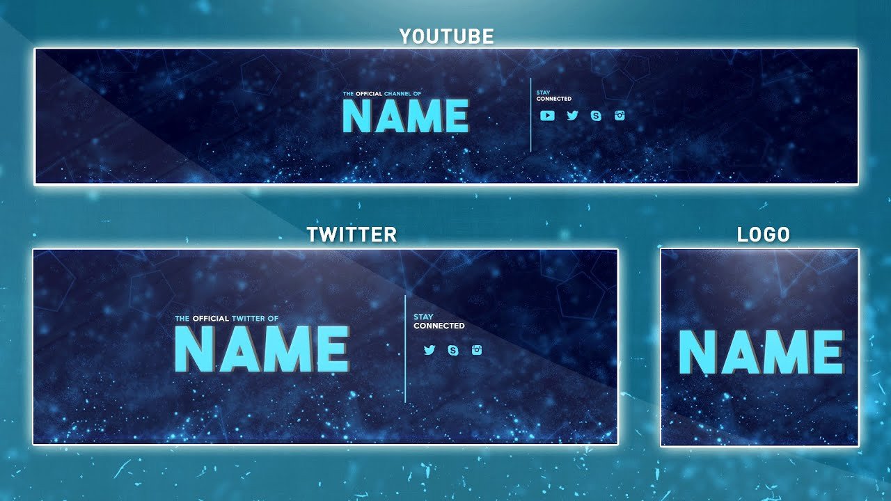 Youtube Banner Template Photoshop Free Banner Template