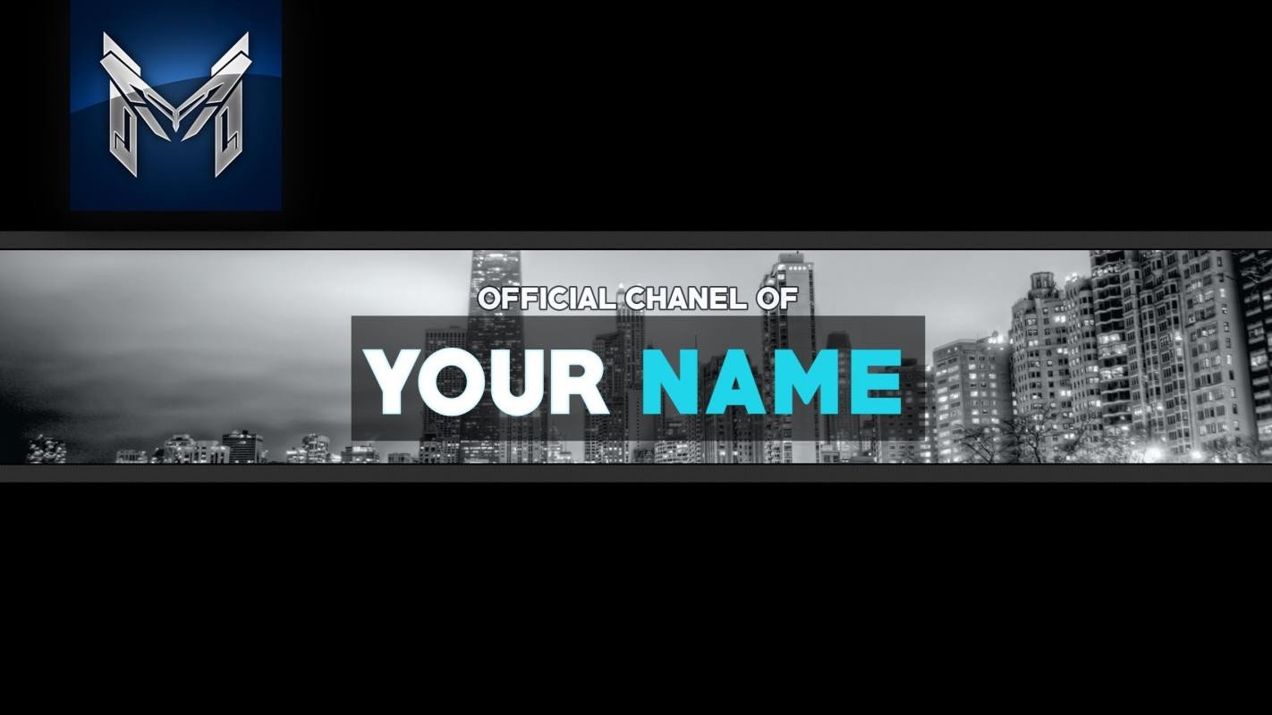 Youtube Banner Template Photoshop Free Youtube Banner
