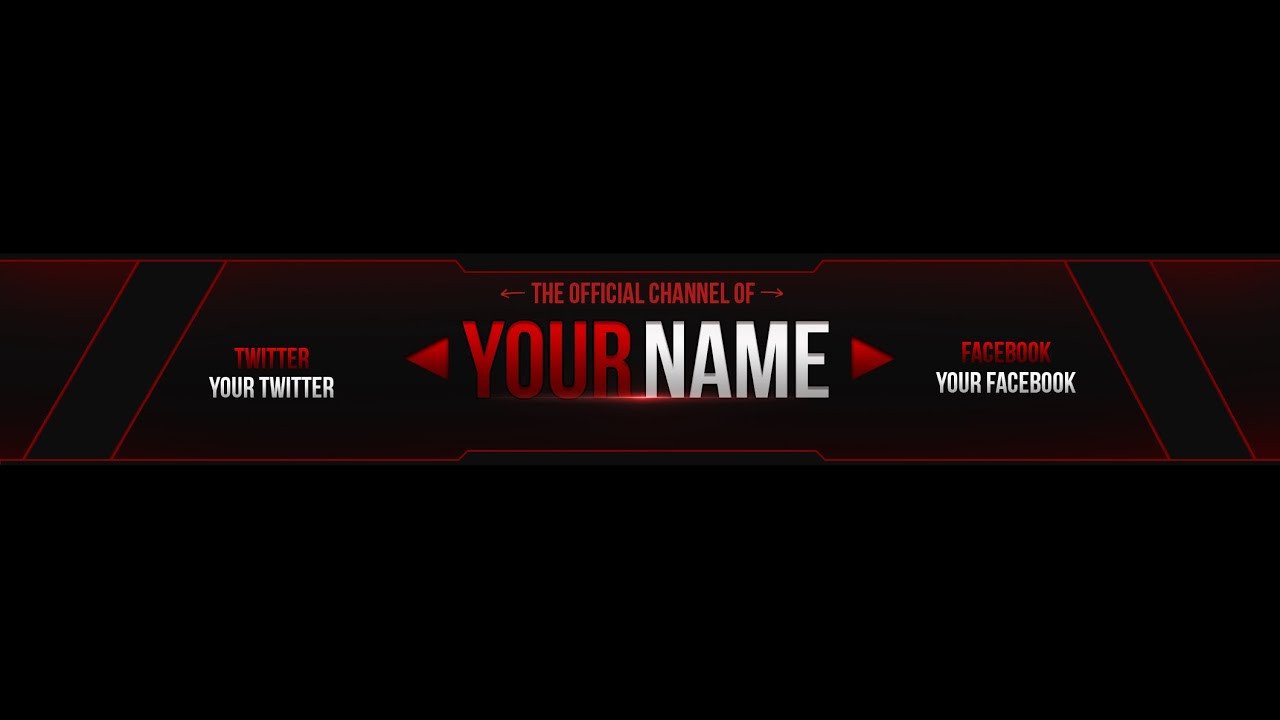 Youtube Banner Template Photoshop Free Youtube Banner Template Edit Cs6 1
